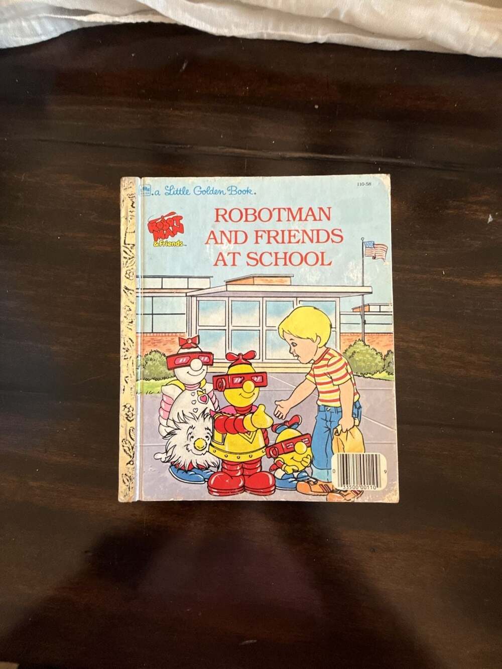 Robotman and Friends at School Little Golden Book 1985